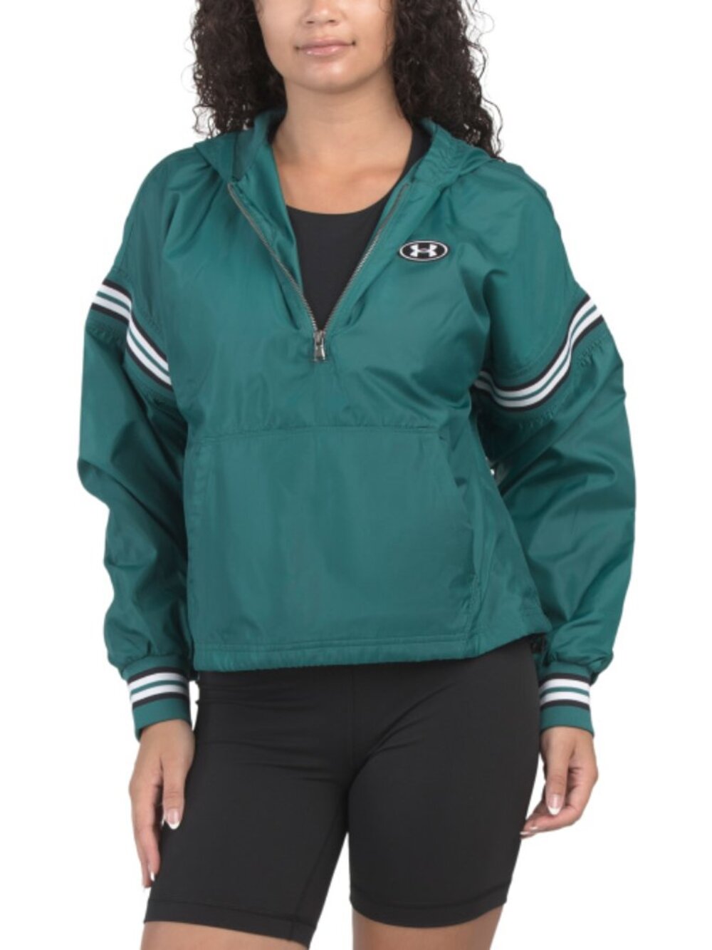 UNDER ARMOUR Icon Woven Heritage Quarter Zip Jacket